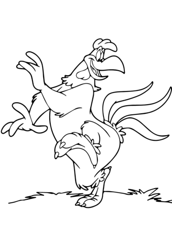 Looney Tunes Foghorn Leghorn Coloring Page